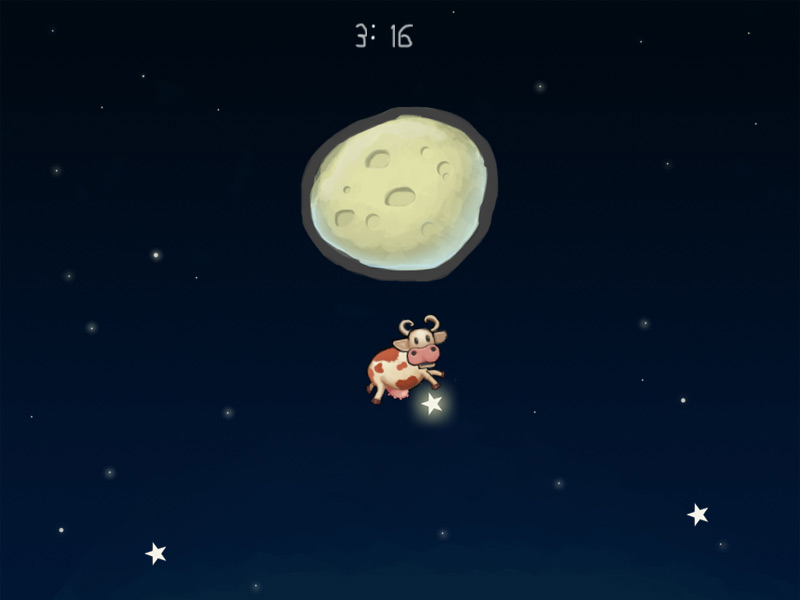 Moo at the Moon